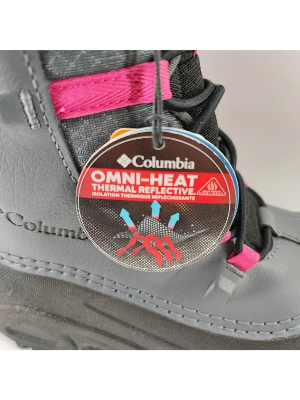 Columbia Kids' Bugaboot Celsius Youth Size 3 Boots Synthetic Black BY4430-054
